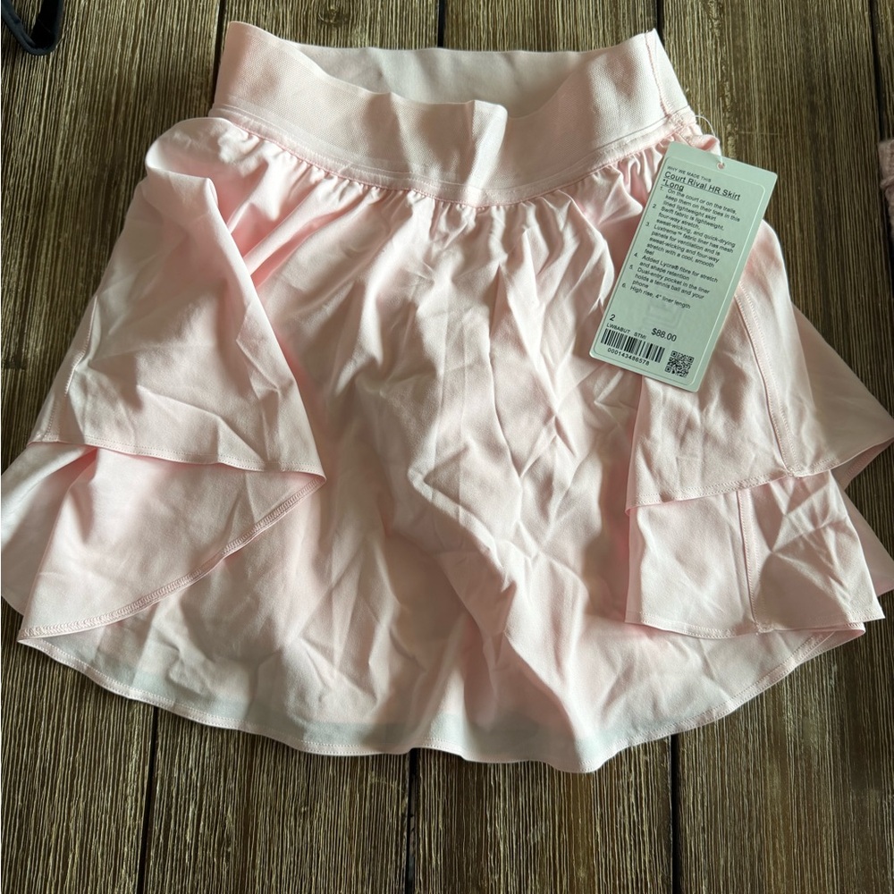 Lululemon court rival HR skirt long size 2